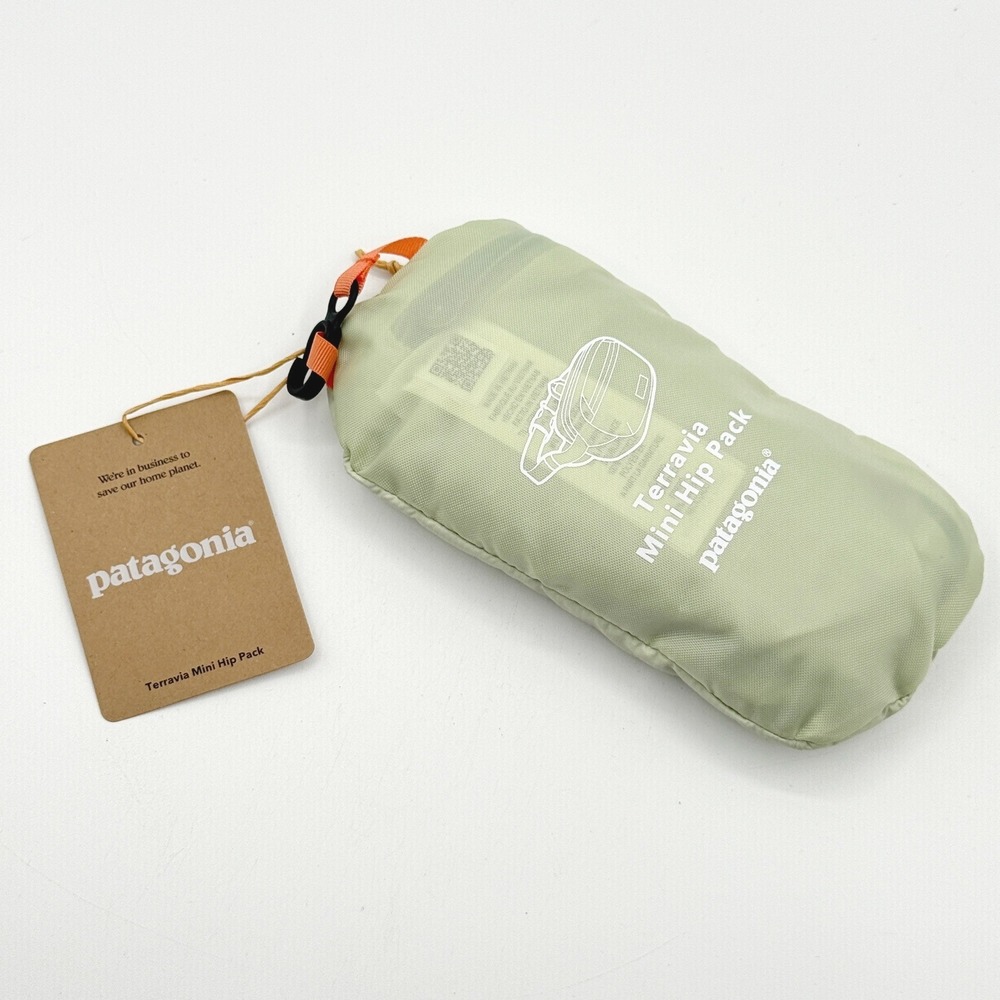 Patagonia Terravia Mini Hip Pack 1L Lichen Green 49447 Hip Belt Bag NEW - Picture 2 of 11